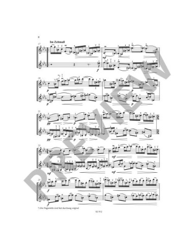 SENFTER J.-Danze Antiche (10) per 2 Violini