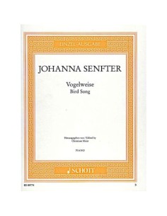 SENFTER J.-Vogelweise for Piano (Maier)