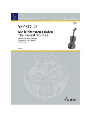SEYBOLD A.-Easy Studies 1° per Violino