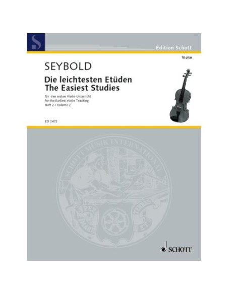 SEYBOLD A.-Easy Studies 2° per Violino