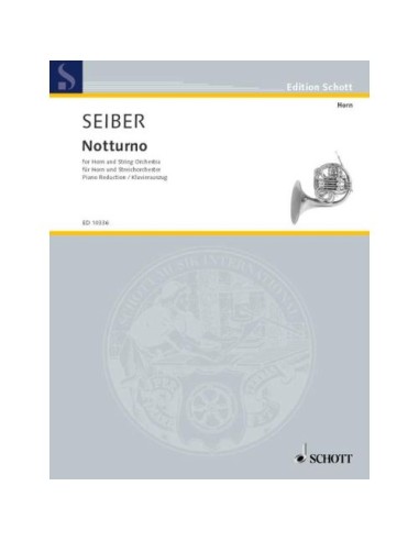 SEIBER M.-Notturno per corno e pianoforte