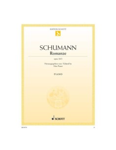 SCHUMANN R.-Romanza Op.28 n. 2 in fa sost. Pianoforte Maggiore (Pauer)