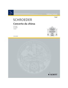 SCHROEDER H.-Concerto da Chiesa para Organo (Ganz)