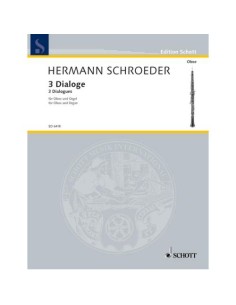 SCHROEDER H.-Drei Dialoge para Oboe y Organo