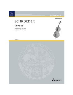 SCHROEDER H.-Sonata per violoncello e organo