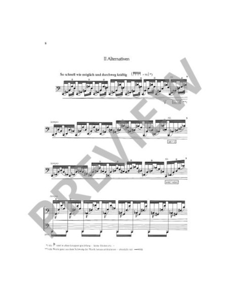 SCHNEBEL D.-Inventions (5) (1987) pour violoncelle