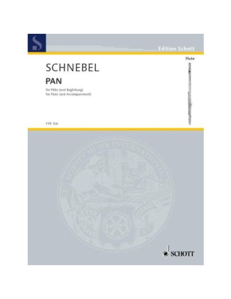 SCHNEBEL D.-Pan (1978) per flauto