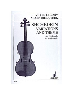 SCHEDRIN R.-Variations et thème pour violon