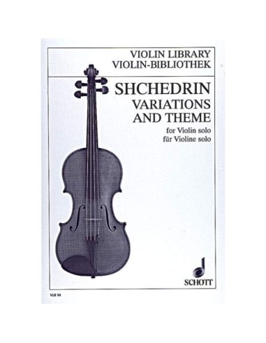 SCHEDRIN R.-Variations et thème pour violon
