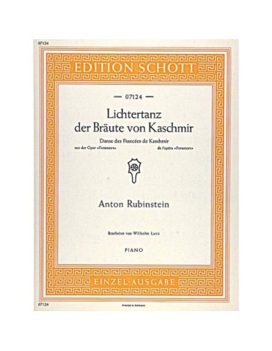 RUBINSTEIN A.-Feramors pour piano (Lutz)