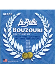 Cuerdas Bouzouki La Bella BZ-508 (Juego Completo)