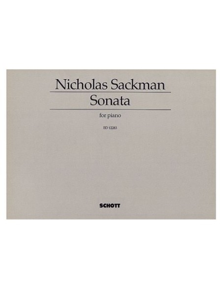 SACKMAN N.-Sonate pour piano