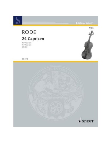 RODE P.-Caprichos (24) for Viola (Rostal)