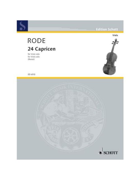 RODE P.-Caprichos (24) für Viola (Rostal)