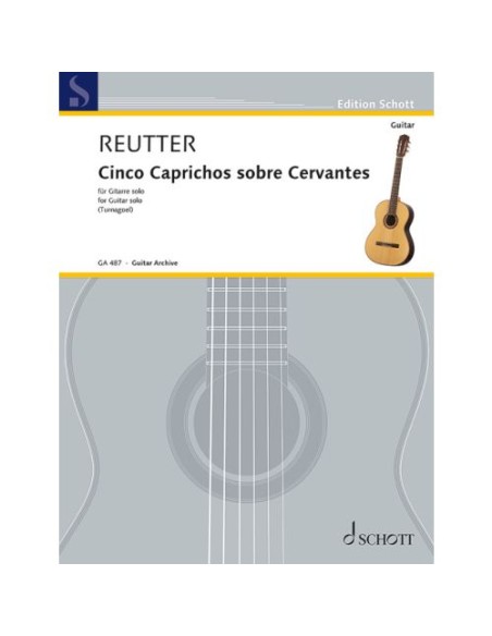 REUTTER H.-Caprichos sobre Cervantes (5) per Chitarra (Turnaggel)