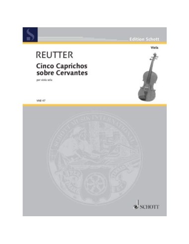 REUTTER H.-Caprichos sobre Cervantes (5) für Viola