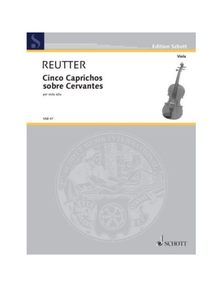 REUTTER H.-Caprichos sobre Cervantes (5) für Viola