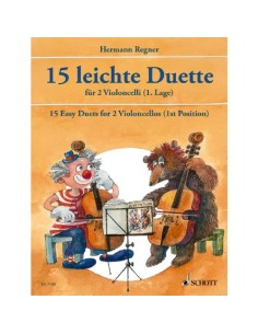 REGNER H.-Easy Duets (15) (1st Position) for 2 Cellos