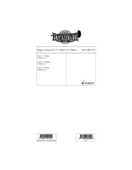 REGNER H.-Intrade per 12 corna