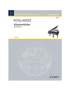 ROSLAWEZ N.-Pezzi per pianoforte (prima edizione) per pianoforte (Lobanova)