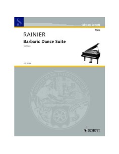 RAINIER P.-Danse barbare (suite) pour piano