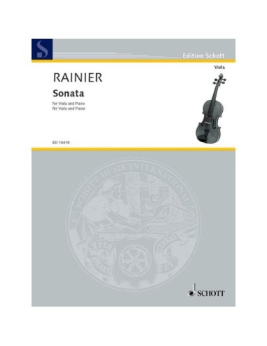 RAINIER P.-Sonata per viola e pianoforte