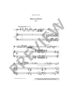 PUTZ E.-Blues per Benni per Viola e Pianoforte 2