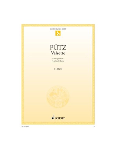 PUTZ E.-Valsette per pianoforte (Bock)