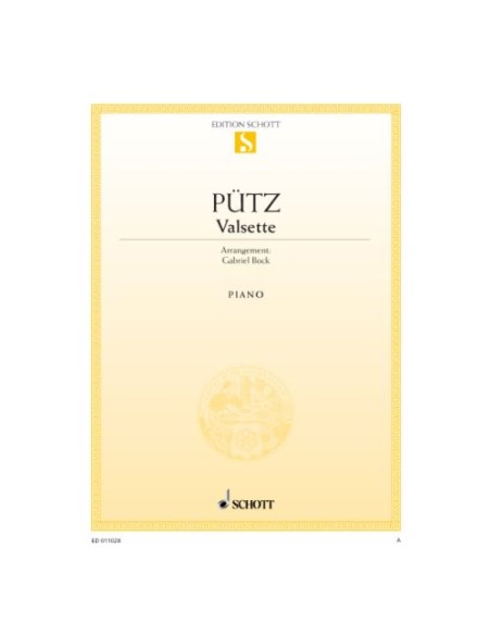 PUTZ E.-Valsette für Klavier (Bock)