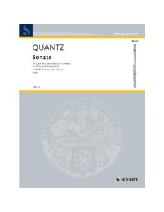 QUANTZ J.J.-Sonata in Mi minore per flauto e pianoforte (Ruf)