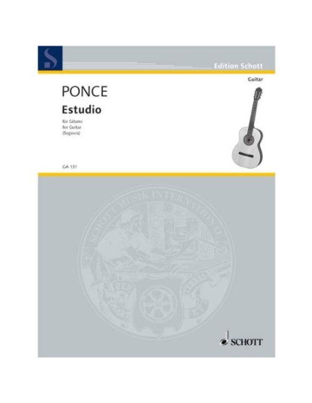 PONCE M.-Studio für Gitarre (Segovia)