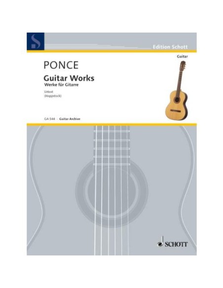 PONCE M.-uvres pour guitare