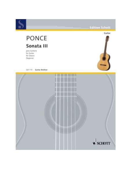 PONCE M.-Sonata n. 3 per chitarra (Segovia)