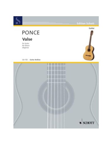PONCE M.-Valse per chitarra (Segovia)