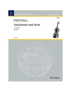 PEPPING E.-Variations et Suite pour 2 violons