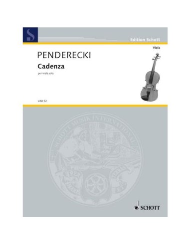PENDERECKI K.-Cadenza (1984) für Viola