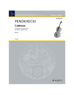 PENDERECKI K.-Cadenza (1984) per violoncello