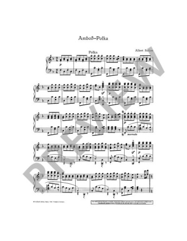 PARLOW A.-Amboss Polka pour piano