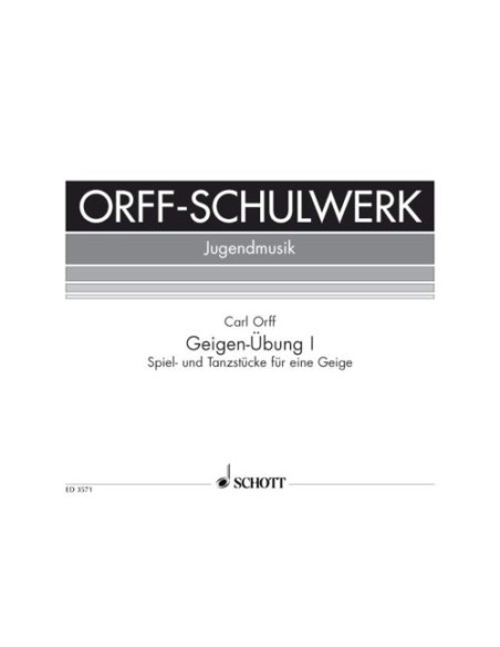 ORFF C.-1. Übungen für Violine