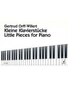 ORFF WILLERT G.-Piccoli pezzi per pianoforte