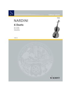 NARDINI P.-Duos (6) pour 2 altos (Lebermann)