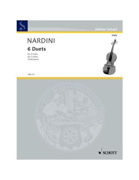 NARDINI P.-Duos (6) für 2 Bratschen (Lebermann)