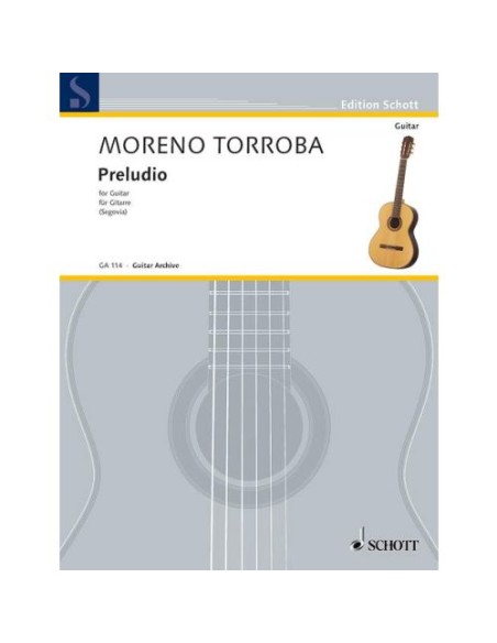MORENO TORROBA F.-Preludio per chitarra (Segovia)