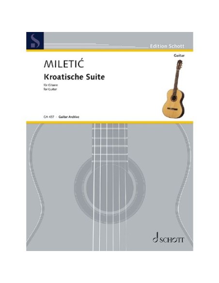 MILETIC M.-Suite Croato (1974) per chitarra