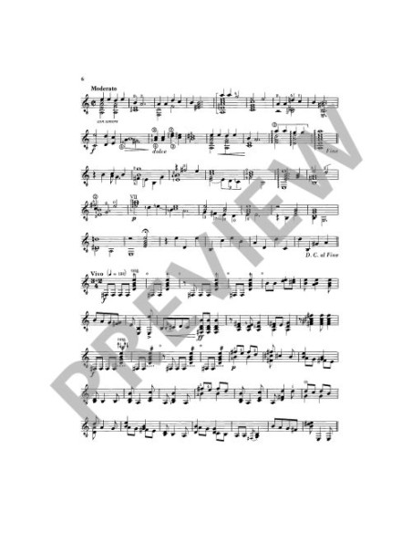 MILETIC M.-Suite Croato (1974) per chitarra