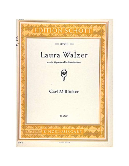 MILLOCKER K.-Laura (Valzer) per Pianoforte (Draths)
