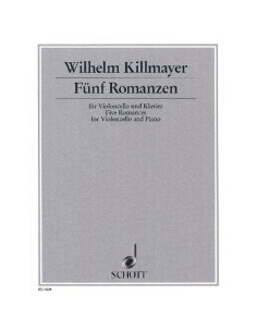 KILLMAYER W.-Romances (5) per violoncello e pianoforte