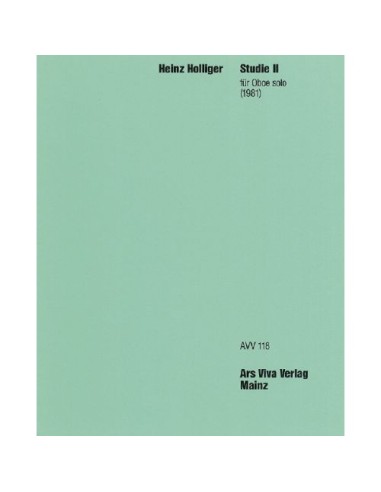 HOLLIGER H.-Studie II (1981) for Oboe