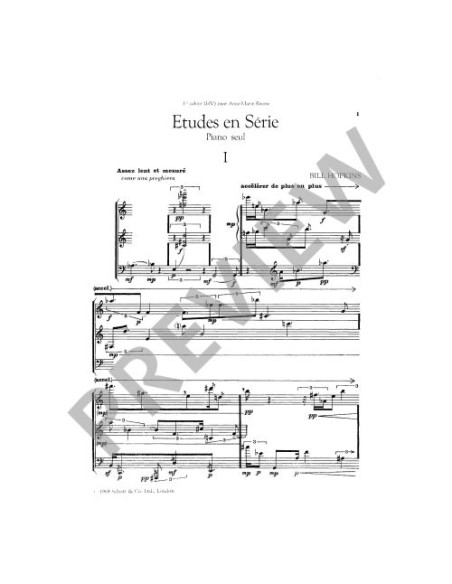 HOPKINS B.-Studies Vol.1 per pianoforte