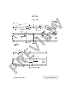 HOLLIGER H.-Mobile (1962) per oboe e arpa 2